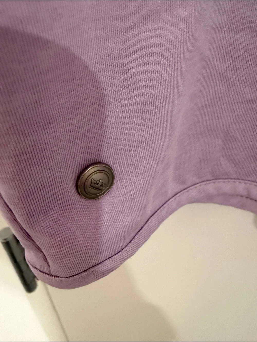 Peter Millar Men's Light Lavender Zip-Neck Pullover